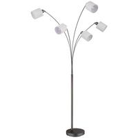 Svjetiljka Podna 43540508  Thea - crni krom/crna, Design, tekstil/metal (90/90/200cm) - Globo