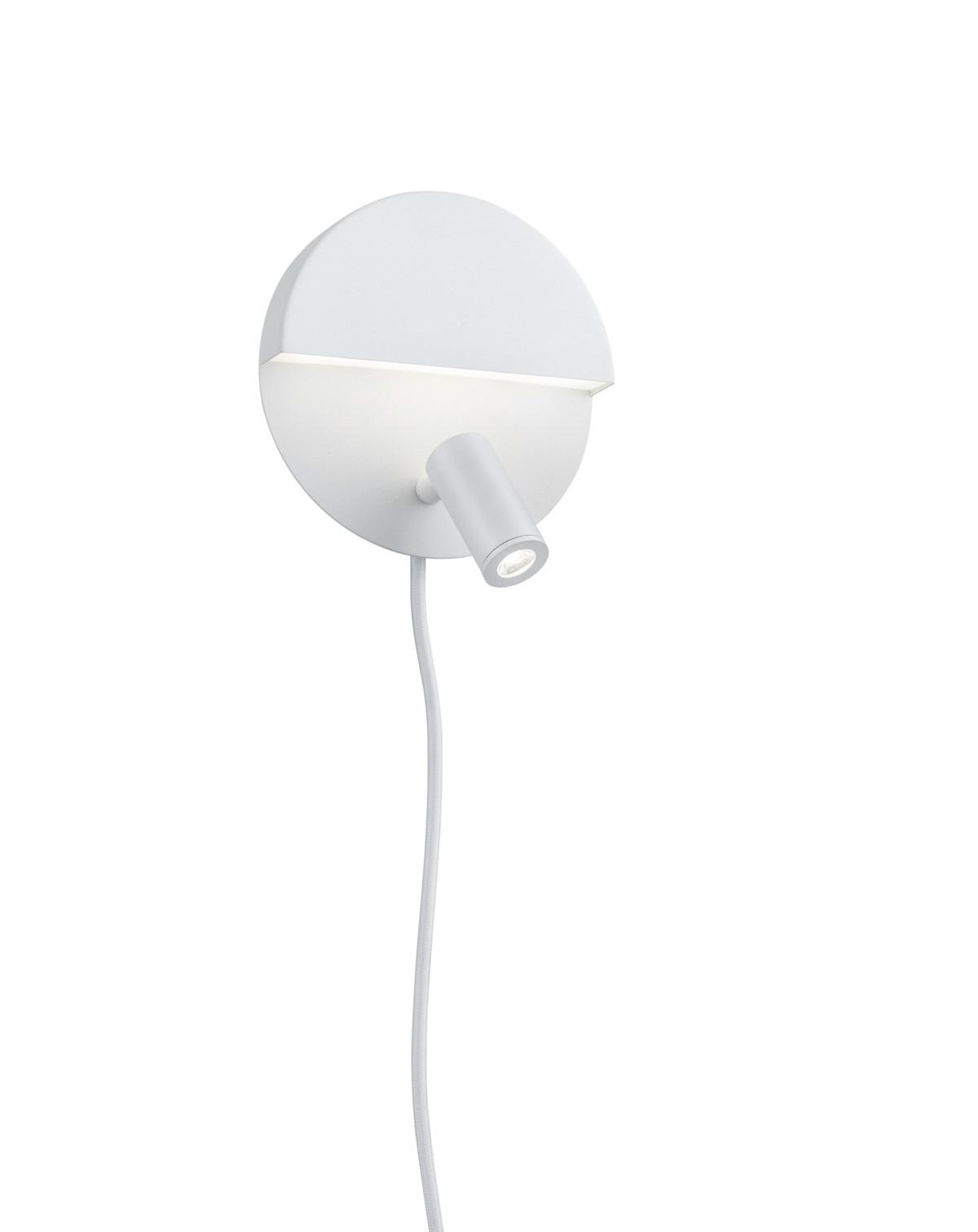 LED-Wandleuchte Mario in Weiß max. 6 Watt - Weiß, KONVENTIONELL, Metall (16/10,5cm) - Trio Leuchten