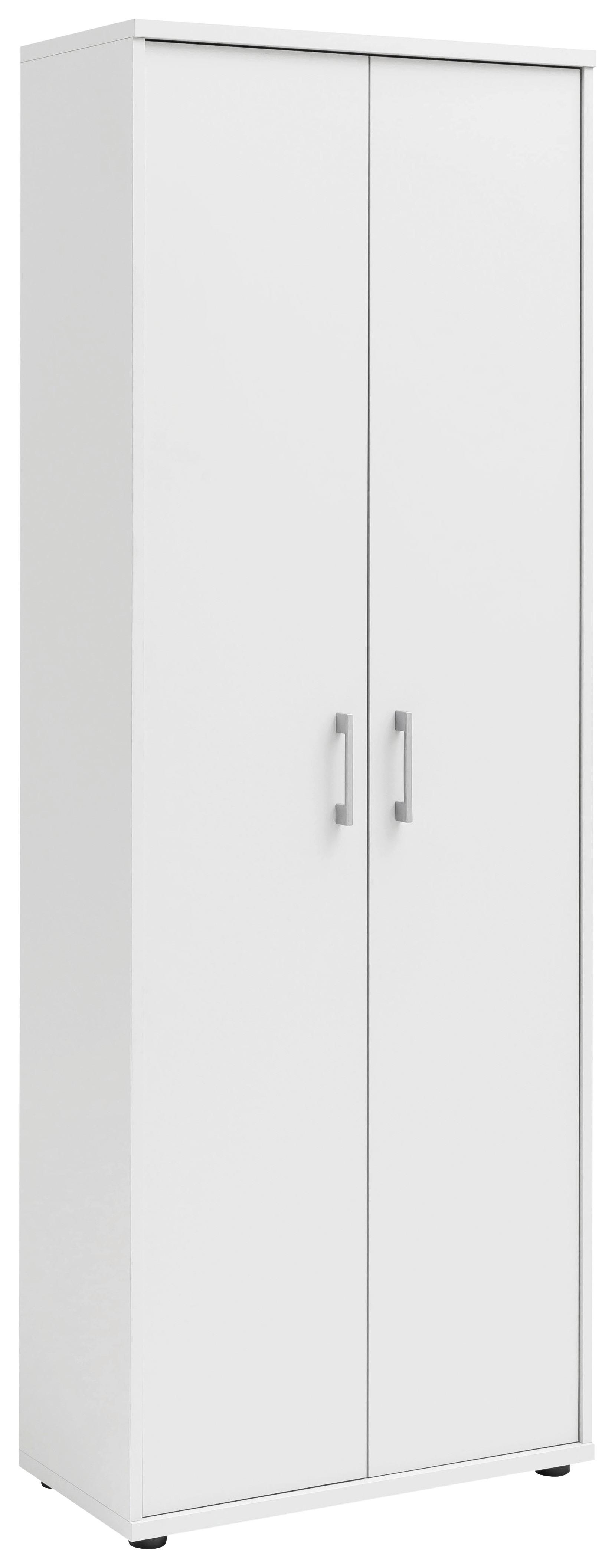 Aktenschrank "Serie 200", weiß - Weiß, Basics, Holzwerkstoff (65,1/182,4/34,5cm) - MID.YOU