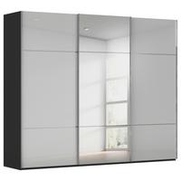 Omara Z Drsnimi Vrati Covalo, Siva, Črna - barve kroma/siva, Konvencionalno, kovina/steklo (301/223/68cm) - Novel