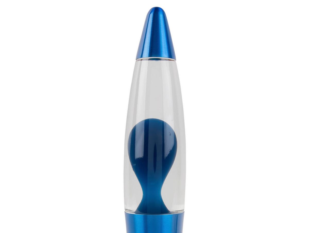 LAMPKA LAWA FUNKY ROCKET LAVA - niebieski, Basics, szkło (8.6/8.6/35.5cm) - Leitmotiv