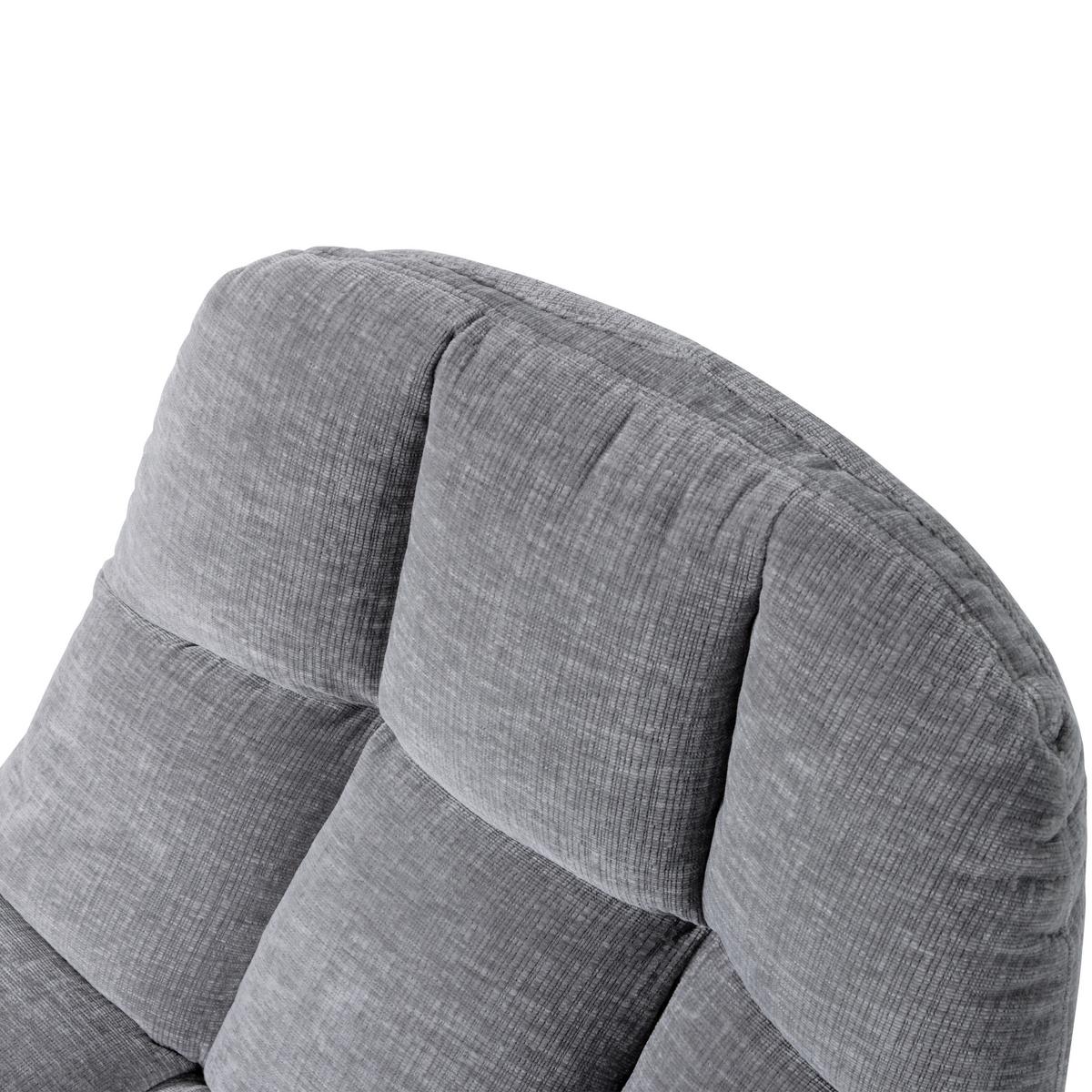 SESSEL Elvi Hellgrau B: 73cm - Hellgrau/Grau, Design, Textil/Metall (73/81/84cm) - Livetastic