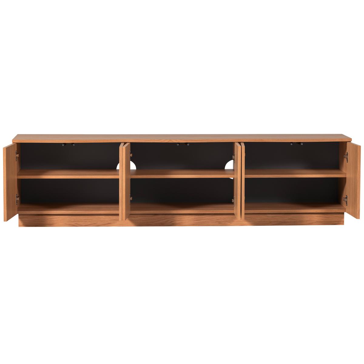 Lowboard Zuma Eichefarben - Eichefarben, Design, Holz (200/52/45cm) - Livetastic