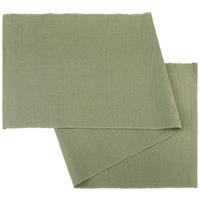 Tischläufer Maren in Salbeigrün - Salbeigrün, Textil (40/150cm) - Modern Living