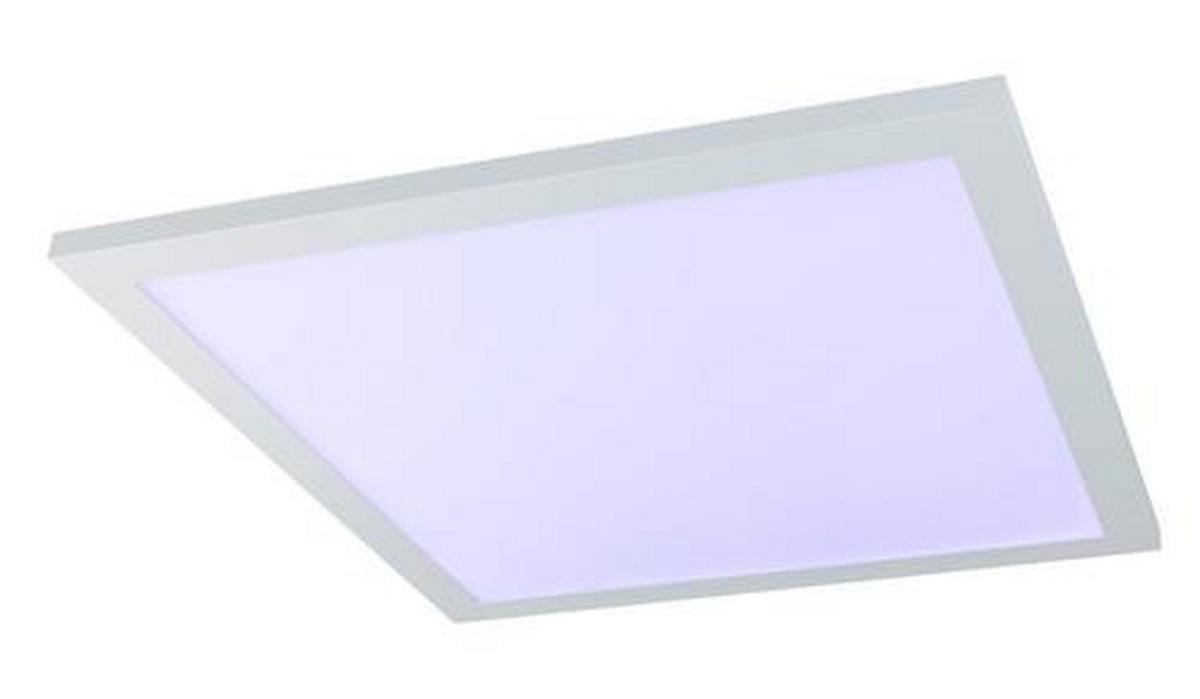 LED-Deckenleuchte Rosi max. 30 Watt - Weiß, Kunststoff/Metall (45/45/4,5cm)