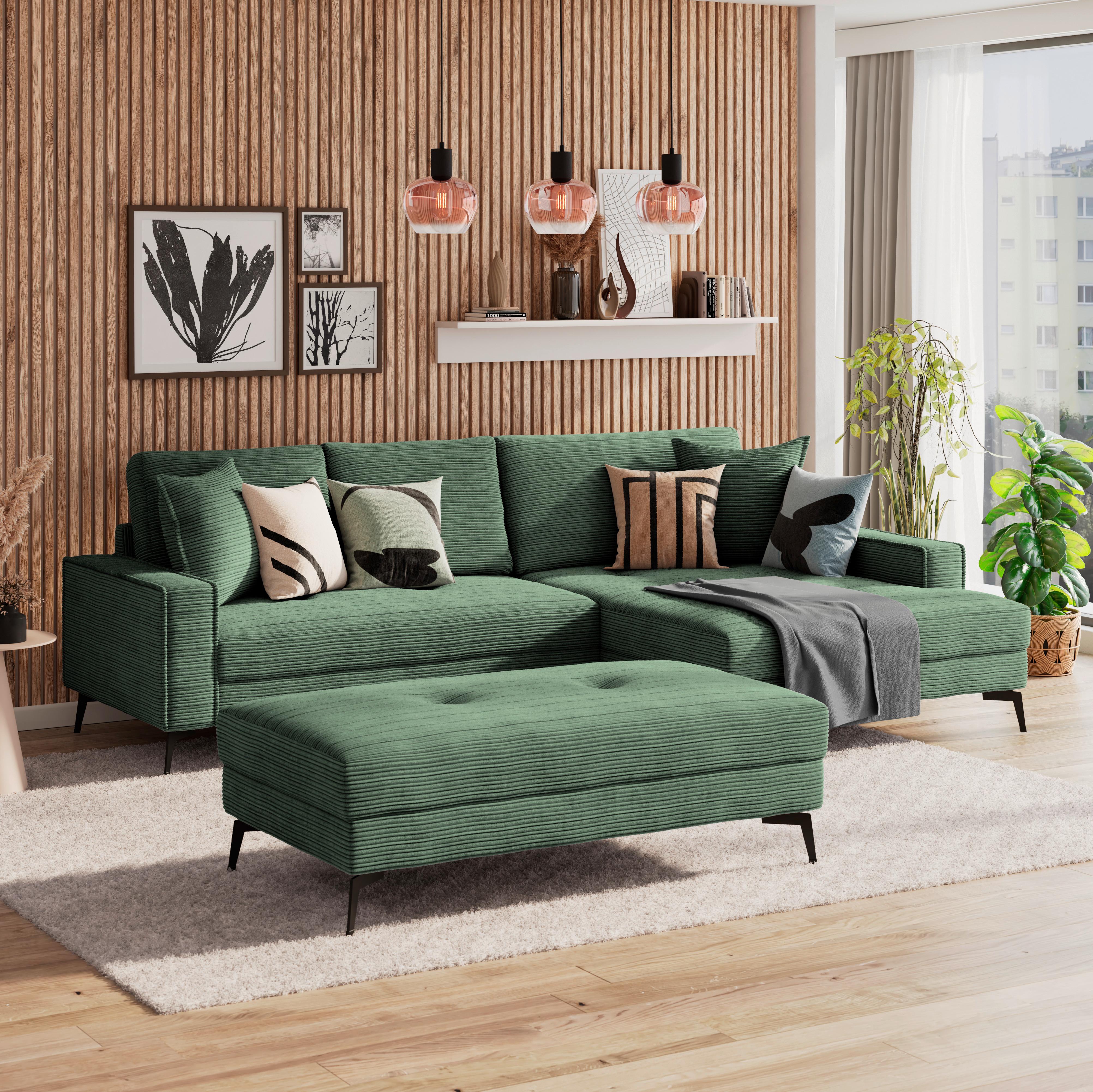Tabure Zero - zelena, Trend, tekstil (140/80cm)