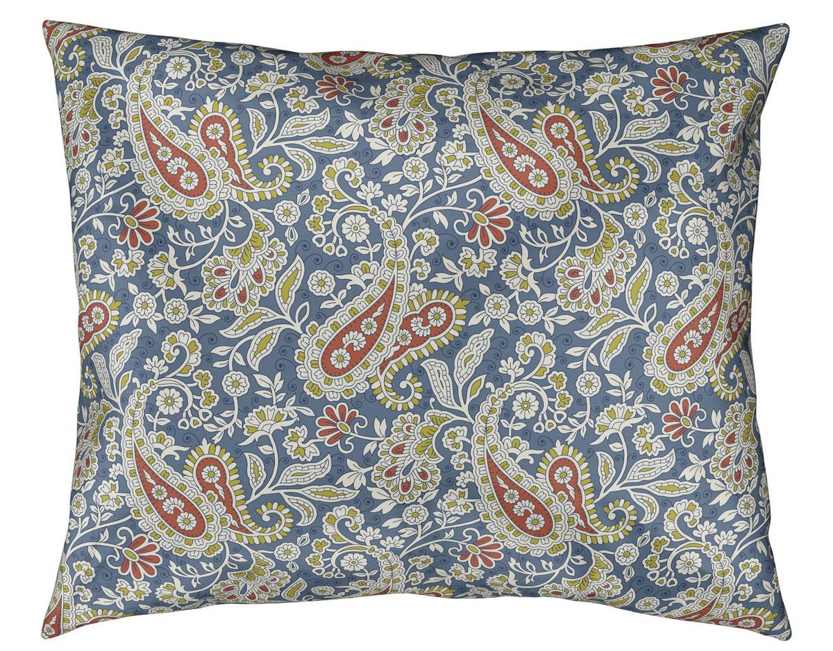 Bettwäsche Paisley ca.160x210cm - Blau, Romantik / Landhaus, Textil (160/210cm) - Premium Living