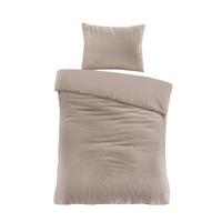 Ágyneműhuzat-garnitúra Teddy - homok, textil (140/200cm) - Modern Living