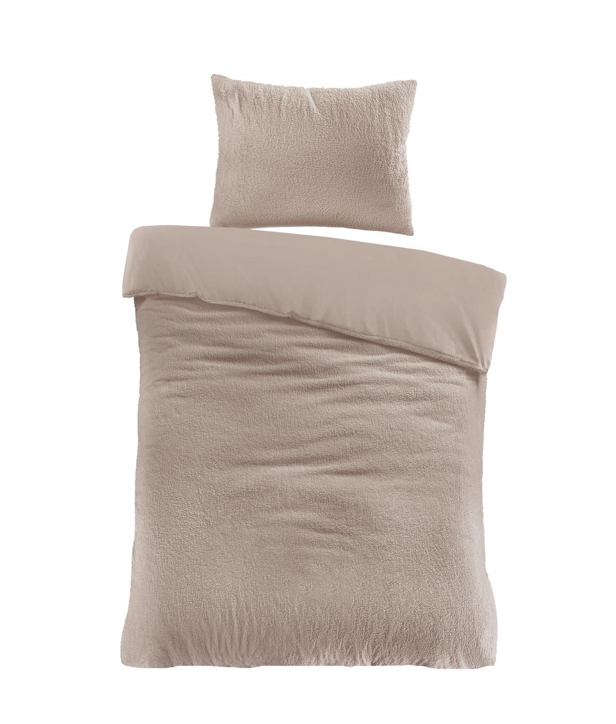 Ágyneműhuzat-garnitúra Teddy - homok, textil (140/200cm) - Modern Living