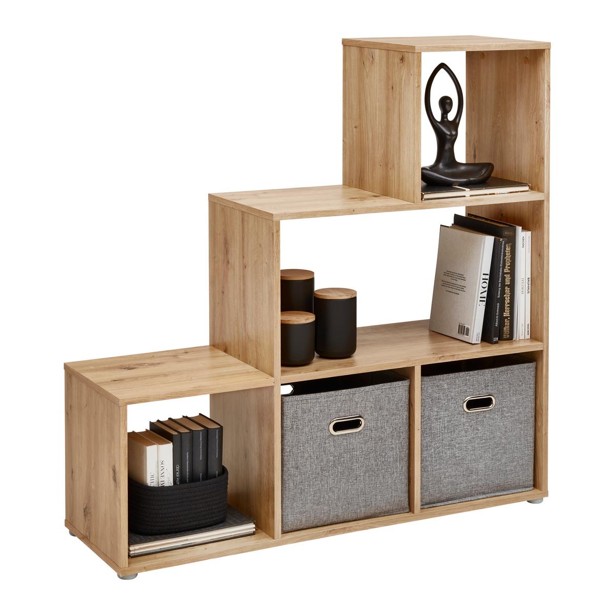 Regal Cassa 1 Eiche Artisan - Eiche Artisan, KONVENTIONELL, Holzwerkstoff (112/113/35cm) - Mömax