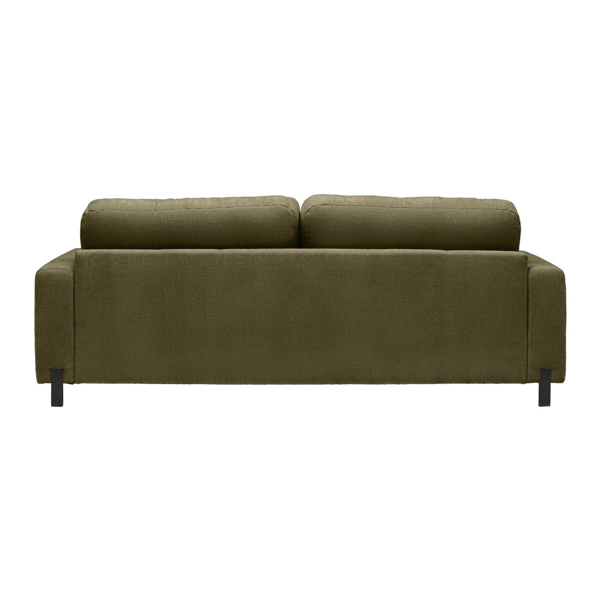 3-Sitzer-Sofa Piega Grün - Schwarz/Grün, MODERN, Textil/Metall (230/66-87/96cm) - Mömax