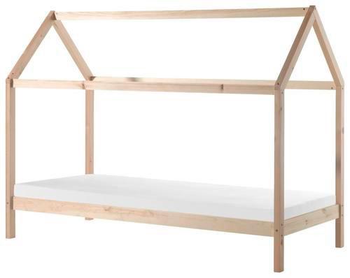 Hausbett Dallas 90x200 cm Kiefer Natur Echtholz - Kieferfarben, MODERN, Holz (90/200cm) - MID.YOU