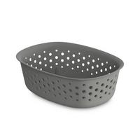 Coșuleț pentru depozitare Maja - cca. 0,8L - gri, Modern, plastic (18,5/13,5/6cm) - Mömax