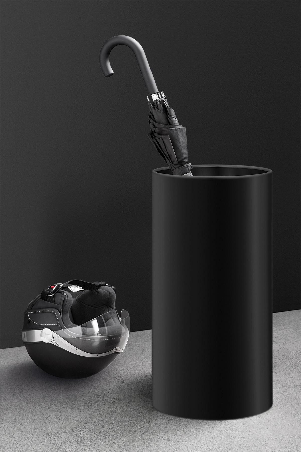 STOJAK NA PARASOLE CIVOS ZACK - czarny, Modern, metal (25/49/25cm) - Zack