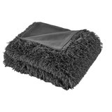 Felldecke Marle ca.150x200 cm - Dunkelgrau, MODERN, Textil (150/200cm) - Mömax modern living