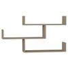 Stenski Regal Tibet - bež, Design, leseni material (120/67/22cm) - Livetastic