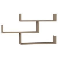 Stenski Regal Tibet - bež, Design, leseni material (120/67/22cm) - Livetastic