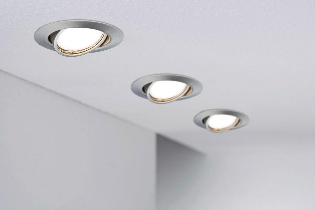 Deckenleuchte EBL Base Set max. 5 Watt, 3-teilig - Basics (9,0cm) - Paulmann