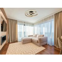 LED-DECKENLEUCHTE 67183-40G - Goldfarben/Opal, Design, Kunststoff/Metall (50/16cm) - Globo