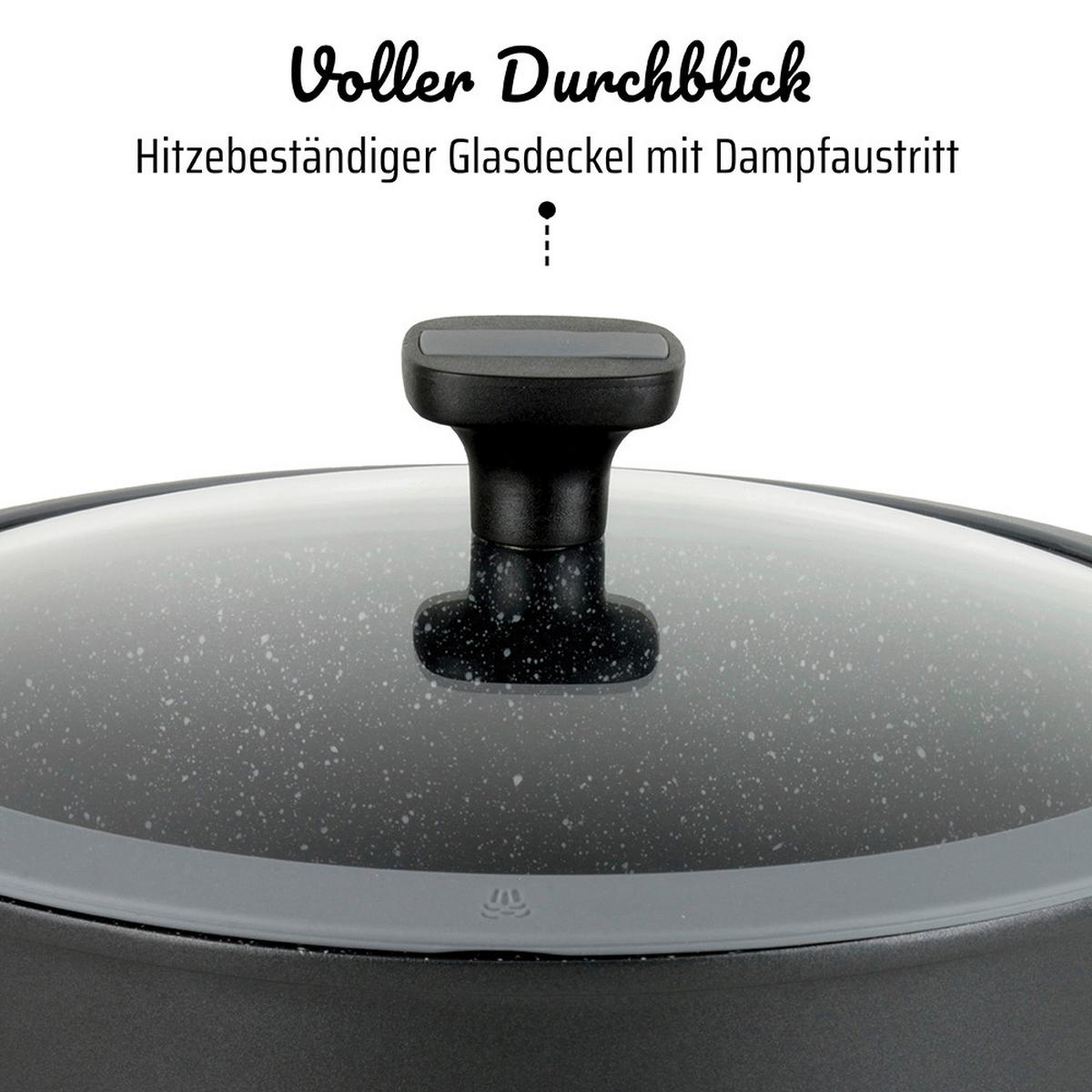 Kochtopfset Kit-Set Easy Click Schwarz, 3-teilig - Schwarz, Basics, Metall - GSW