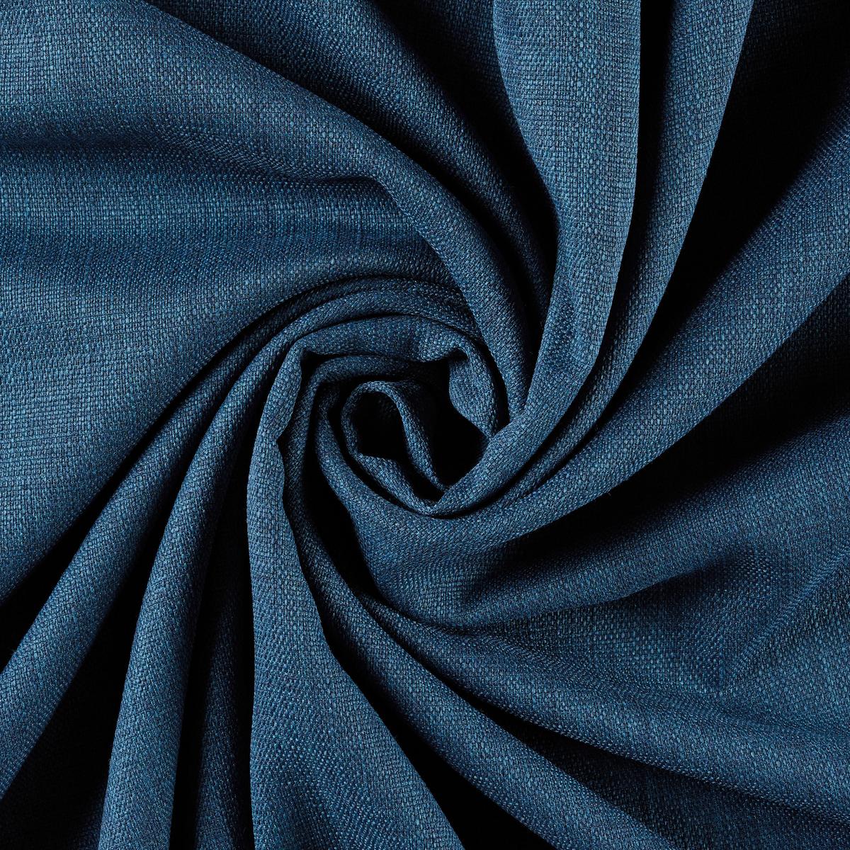Fertigvorhang Leo Nachtblau ca. 135x300cm - Blau, MODERN, Textil (135/300cm) - Premium Living