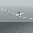 LED-Deckenleuchte Nika, max. 30 Watt - Opal, MODERN, Kunststoff/Metall (95/46/7,5cm)