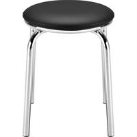Stapelhocker Schwarz - Schwarz, Konventionell, Textil/Metall (46/45/46cm) - Mömax