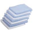 Mikrofasertuch Carla - Blau/Weiß, Textil (35/35cm) - MÖMAX modern living