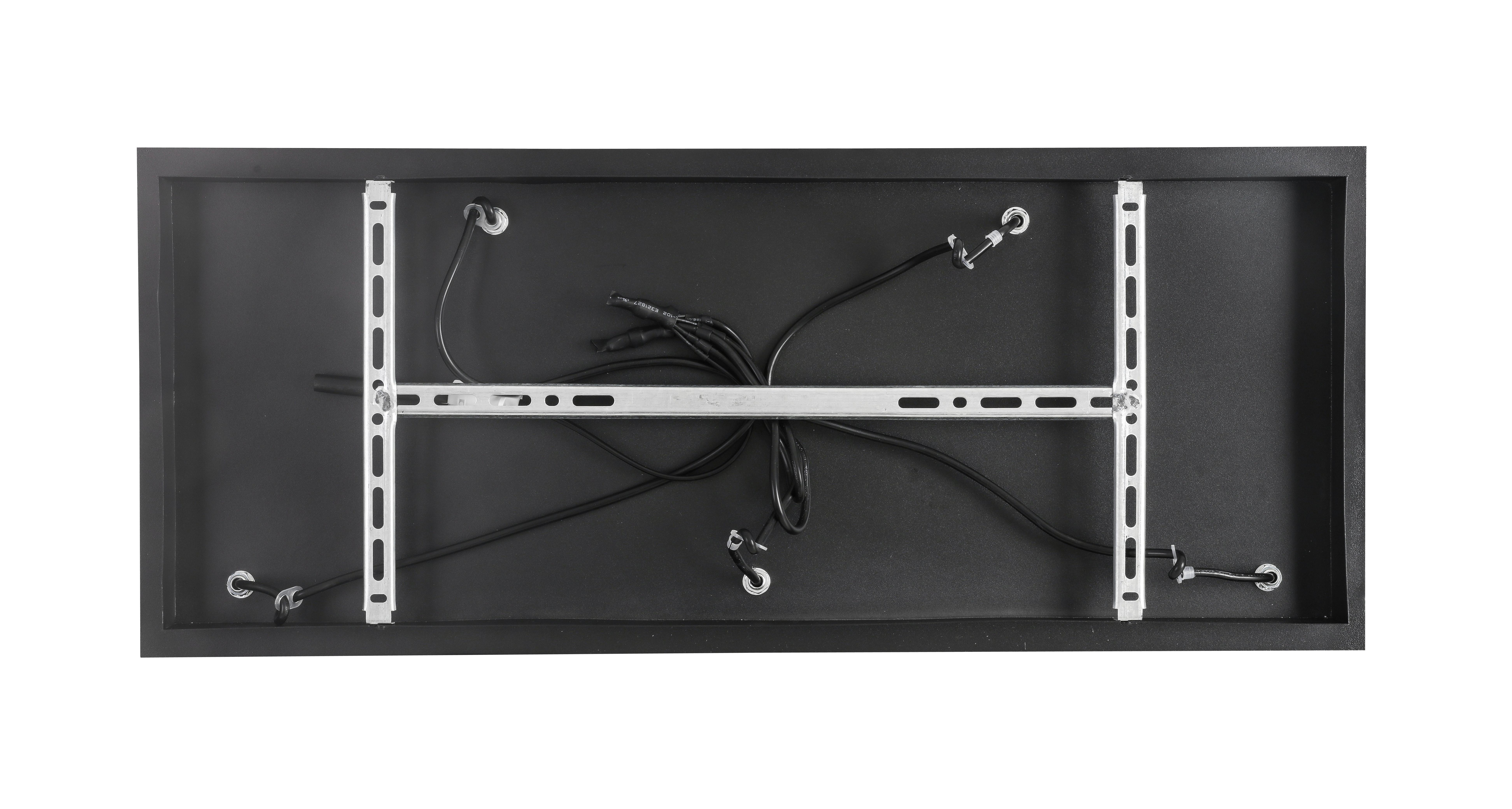 HÄNGLAMPA LUFOO - kromfärg/svart, Modern, metall/glas (75/25/120cm) - Mömax