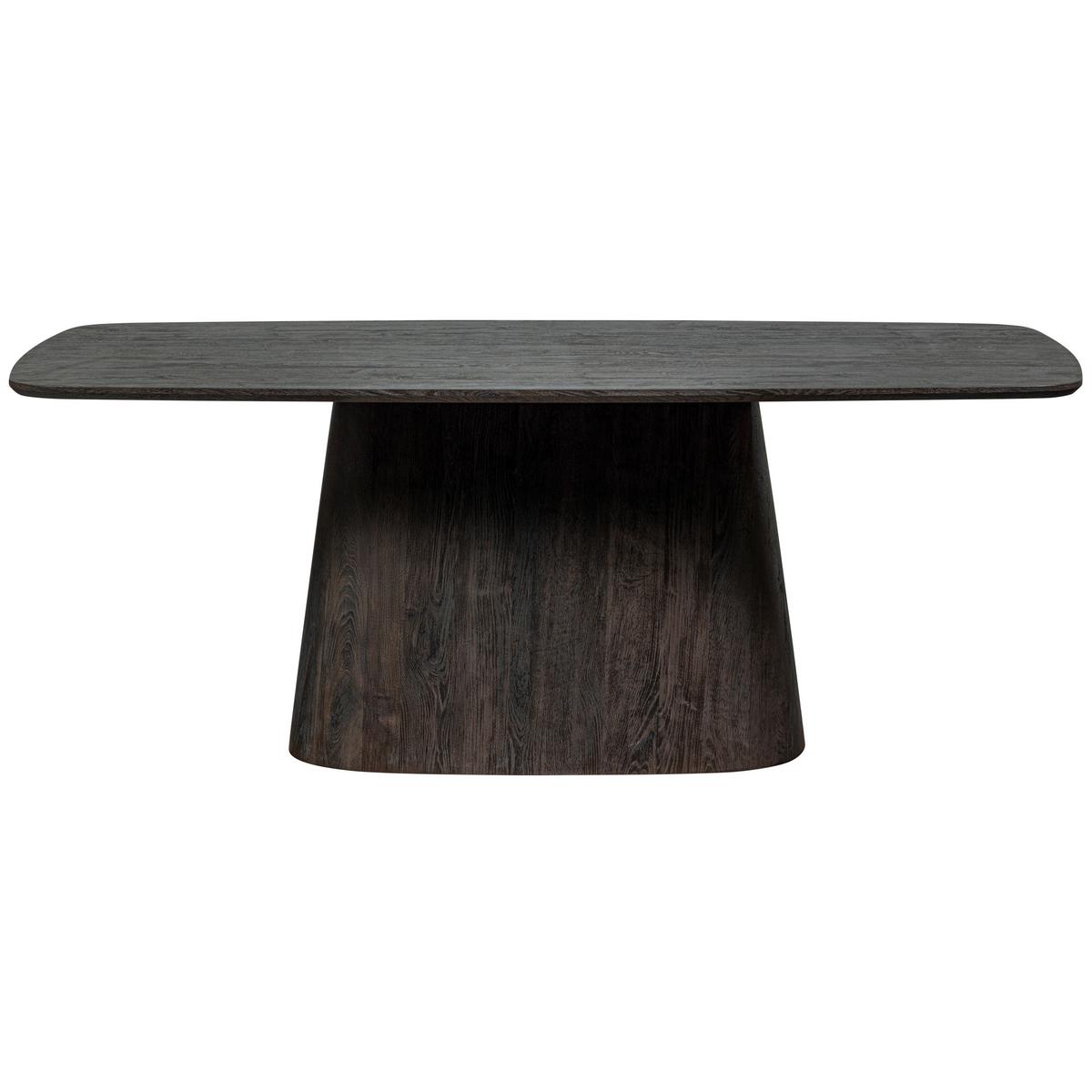 Esstisch Leah Dunkelbraun - Dunkelbraun, Design, Holzwerkstoff (200/105/76cm) - Livetastic
