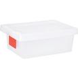 Box mit Deckel Mathias, ca. 36x25x13cm - Transparent, KONVENTIONELL, Kunststoff (36/25/13cm) - MÖMAX modern living