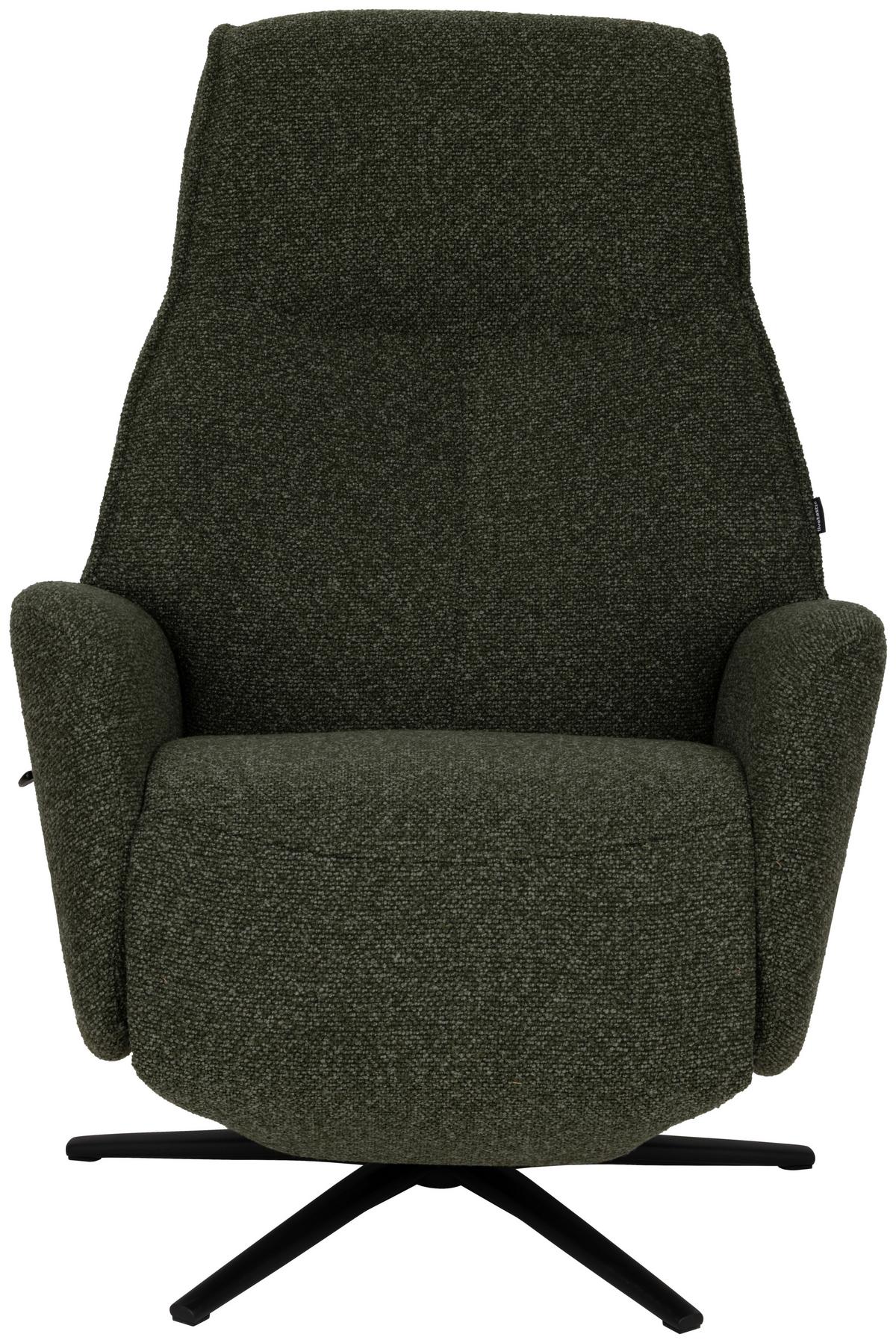 Počivalnik Snooze, Temno Zelena - črna/temno zelena, Design, kovina/tekstil (77/112/86cm) - Livetastic