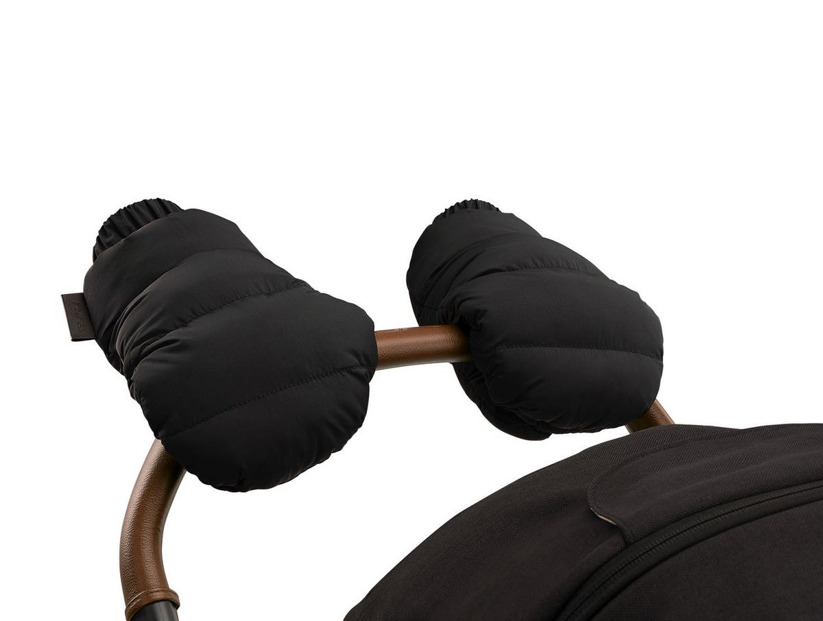 OSŁONA NA NÓŻKI WINTERSET - czarny, Basics, tkanina (99/42/14cm) - Nuna