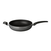 Pfanne Grau/schwarz Ø Ca. 28cm - Schwarz/Grau, Konventionell, Metall (28/7cm) - Based