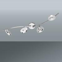 Strahler Elli, max. 4x4 Watt - Chromfarben, MODERN, Kunststoff/Metall (77cm)