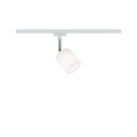 Schienensystem-Strahler Spot Blossom max. 10 Watt - Chromfarben/Weiß, Design, Glas/Metall (7,4/12,8/11,5cm) - Paulmann