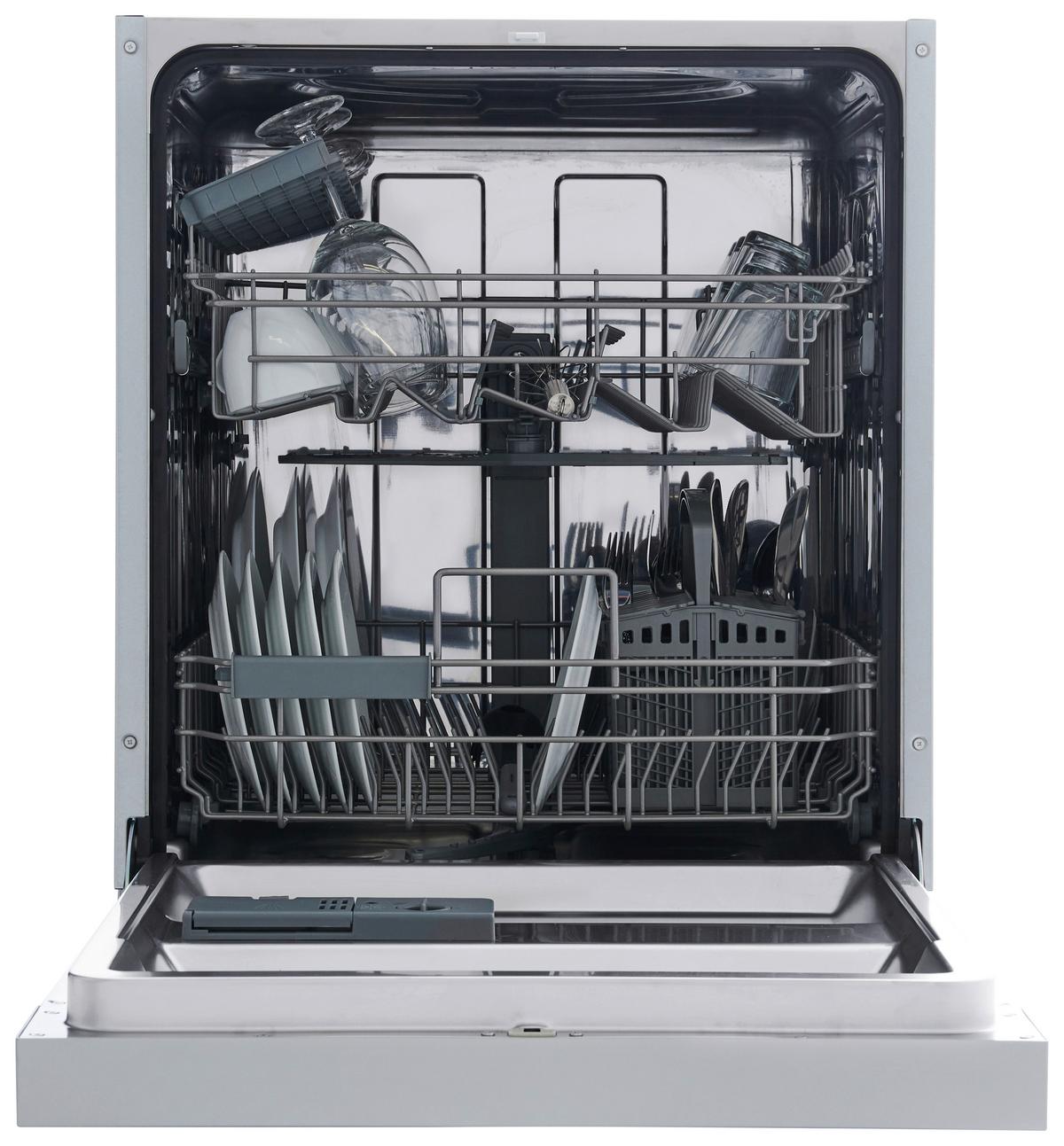 Eckküche Oliver mit Geräten ca. 340x172 cm Weiß - Eichefarben/Weiß, Basics, Holzwerkstoff/Metall (340/172cm) - Respekta