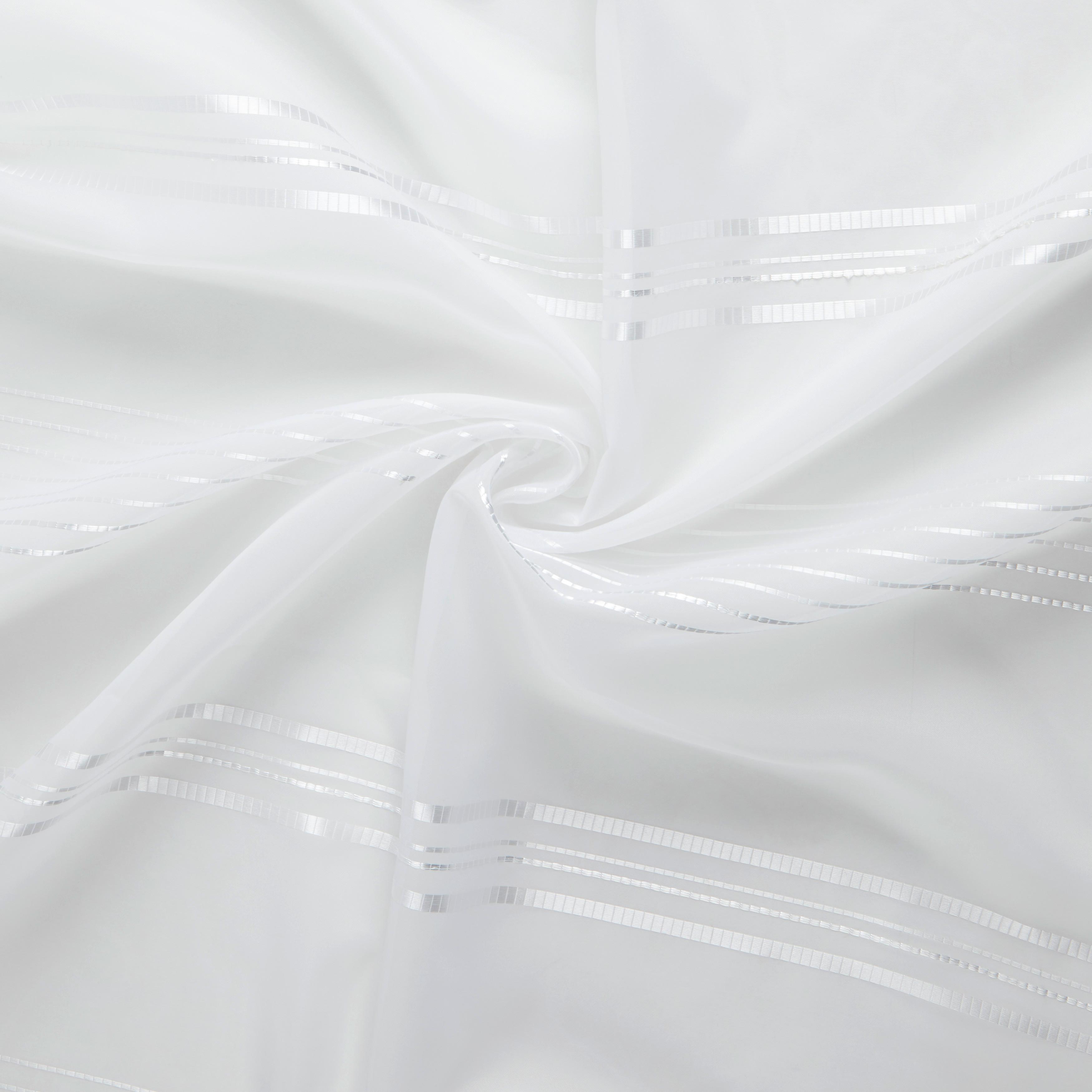 Fertigvorhang Louis in Weiß ca. 140x245cm - Weiß, KONVENTIONELL, Textil (140/245cm) - Modern Living