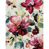 Webteppich Flower ca. 160x230cm - Multicolor, ROMANTIK / LANDHAUS, Textil (160/230cm) - Mömax