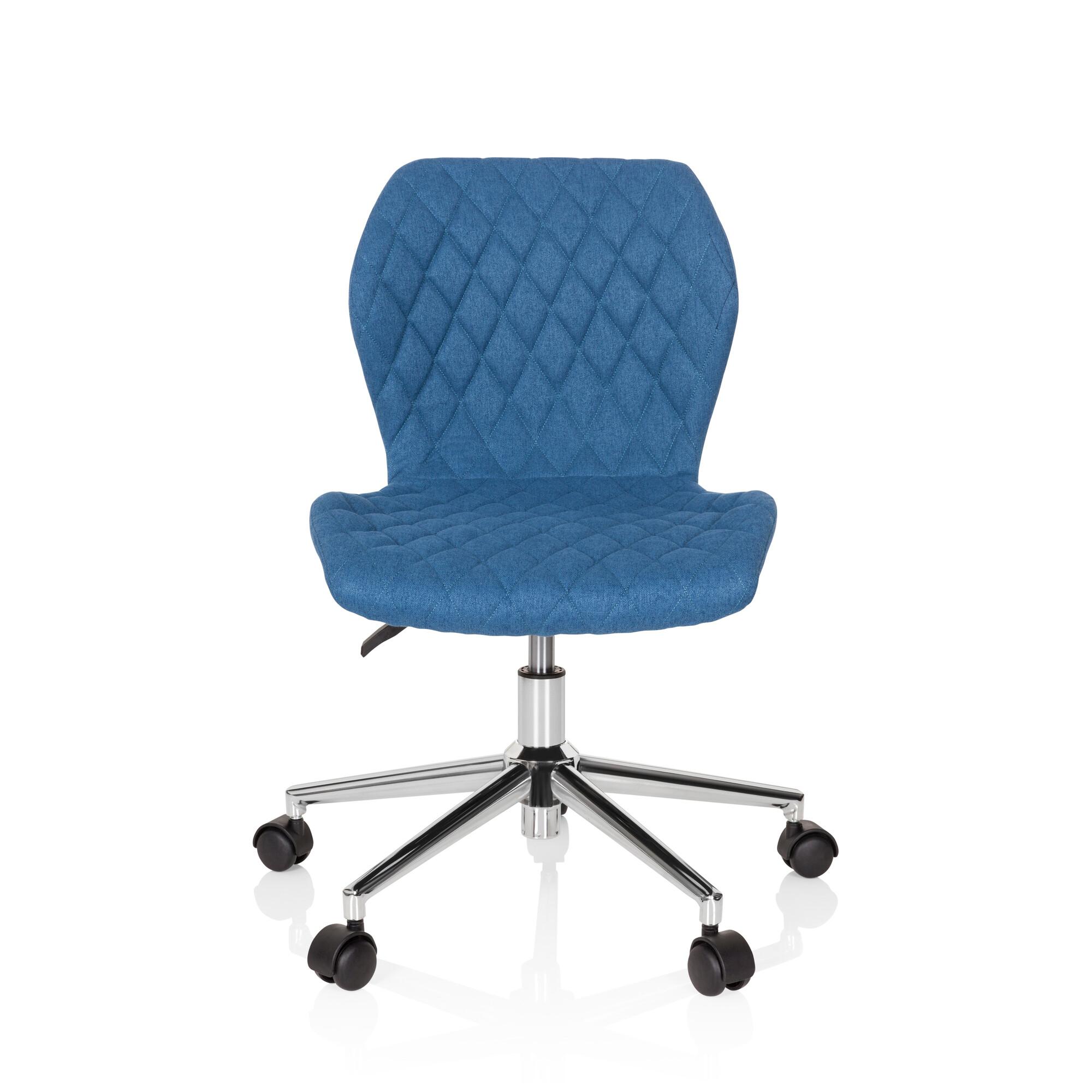 Jugenddrehstuhl Joy II ca. 47x73-83x43 cm Blau - Blau, Basics, Kunststoff/Textil (47/73-83/43cm) - MID.YOU