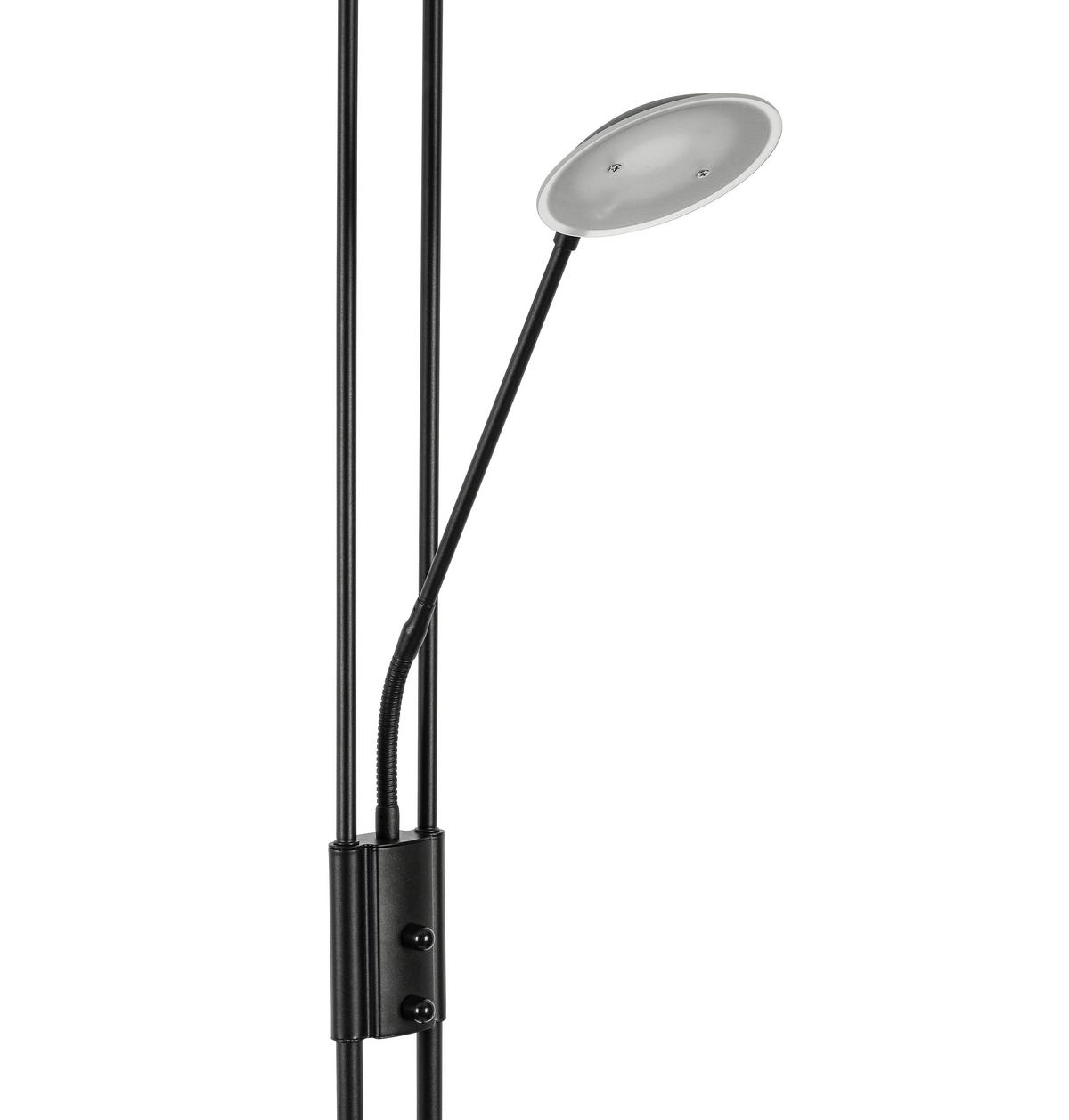 Lampadar cu LED JIRT - negru, Modern, plastic/sticlă (30/180cm) - Modern Living