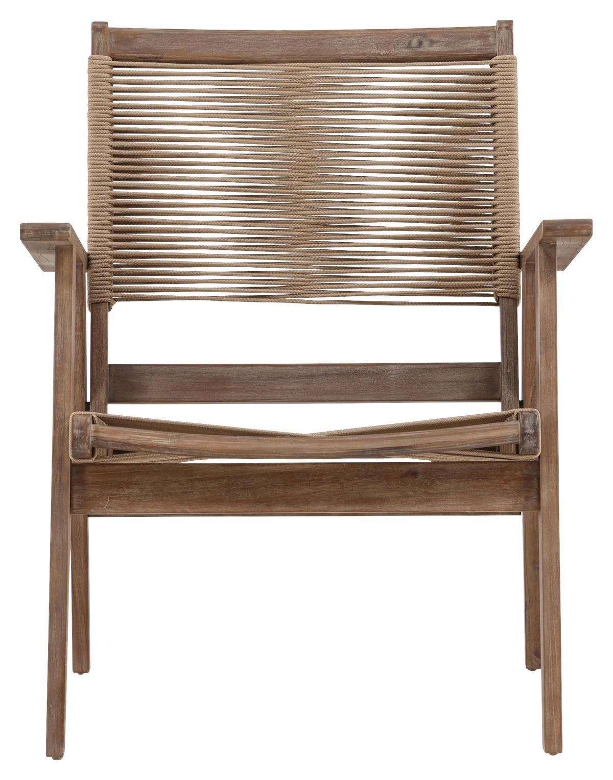LOUNGESESSEL PETER - Braun, KONVENTIONELL, Holz/Textil (68/88/72cm) - Gardenson