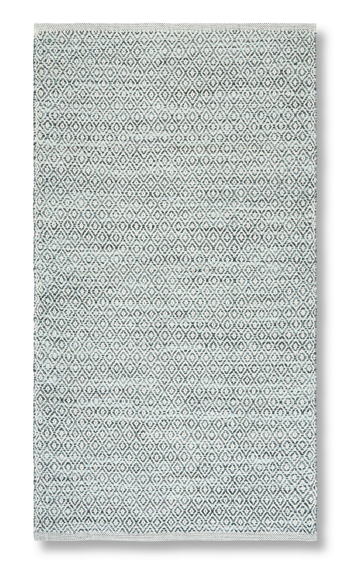 Covor țesut de mână CAROLA 1 - verde, Basics, textil (80/150cm) - Modern Living