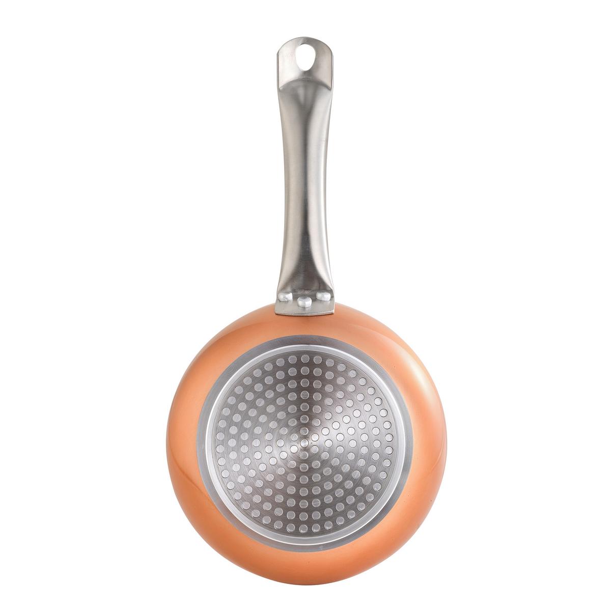 Serpenyőkészlet Optimum Plus - rézszínű/áttetsző, Modern, Üveg/fém (18/22/26cm)