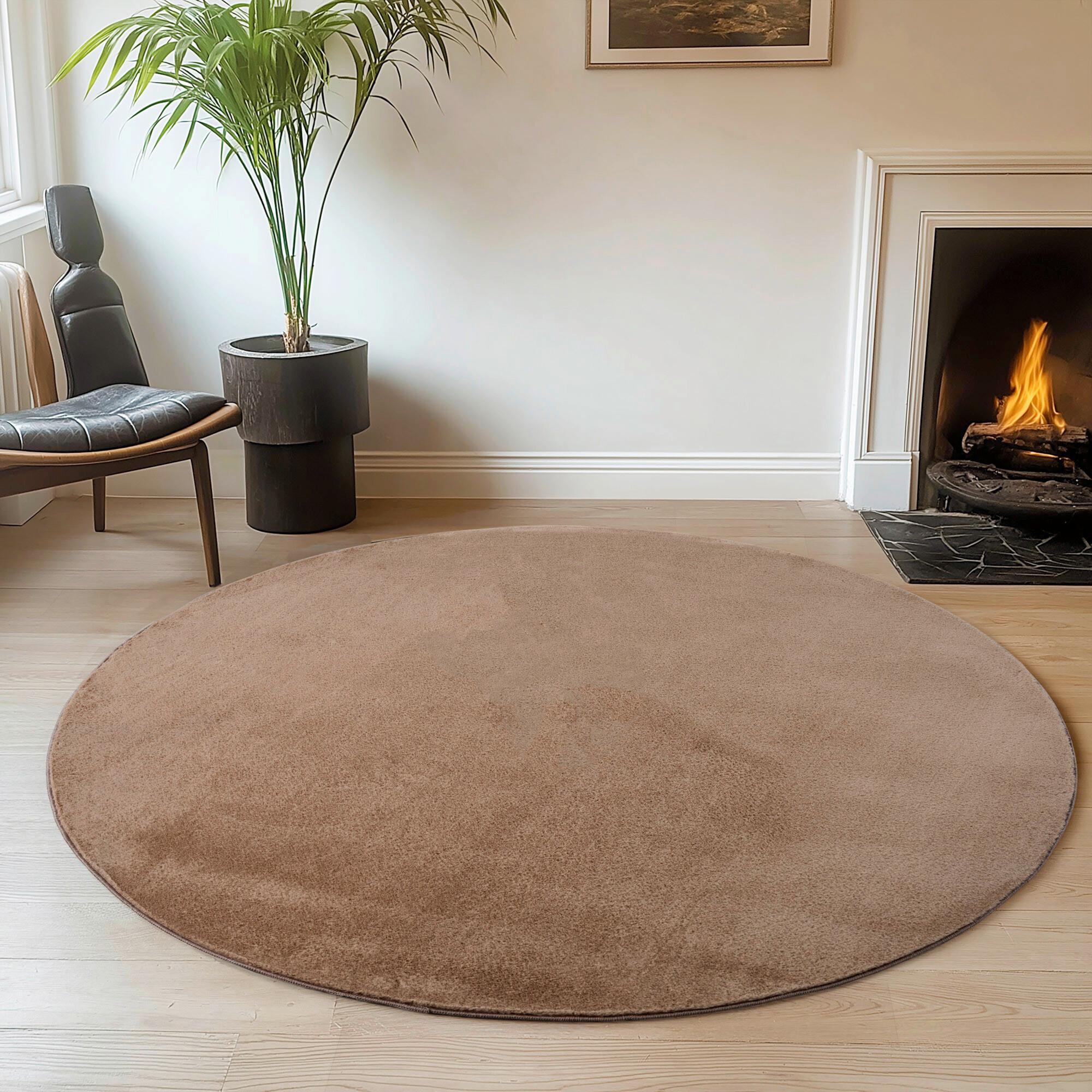 Tkana Preproga Joy, Mocha Rjava, 80cm - mocha rjava, Design, tekstil (80cm)