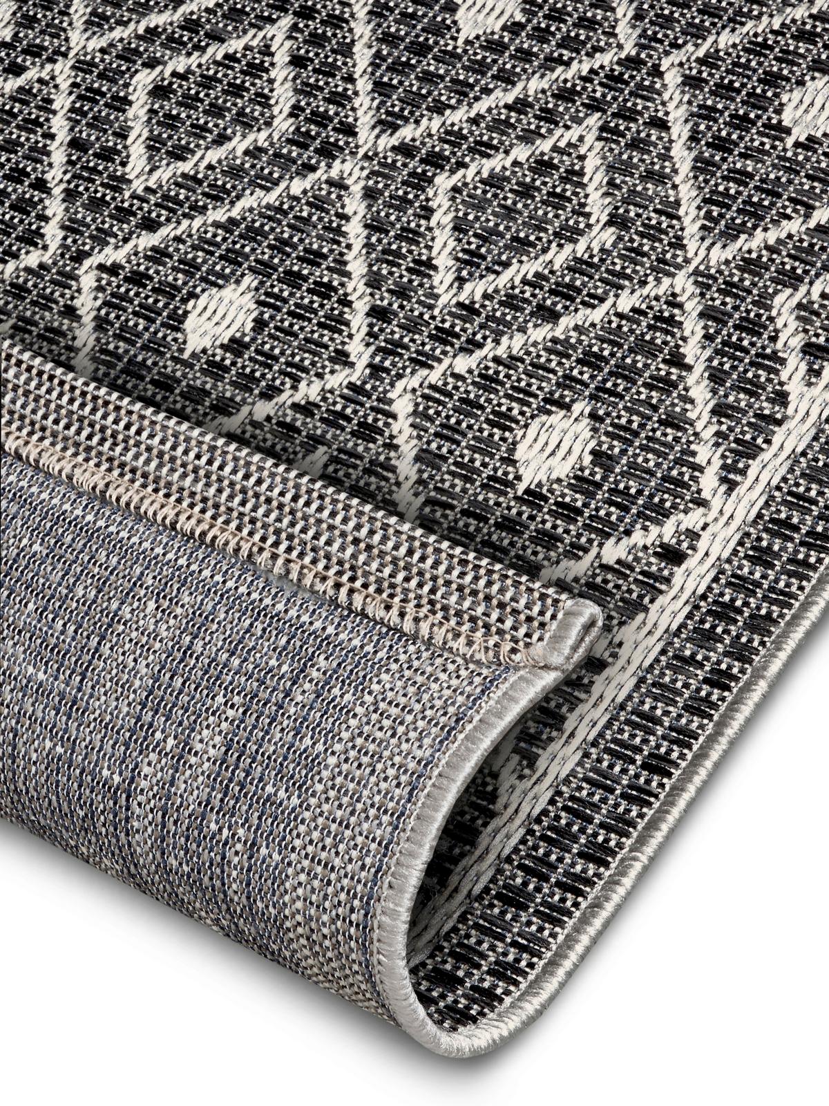 Outdoorteppich Lahal Grau/Beige ca. 155x235cm - Beige/Grau, Design, Kunststoff (155/235cm) - Hanse Home