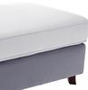 Tabure Living - siva/svijetlo siva, Romantik / Landhaus, drvo/tekstil (100/48/80cm) - Zandiara