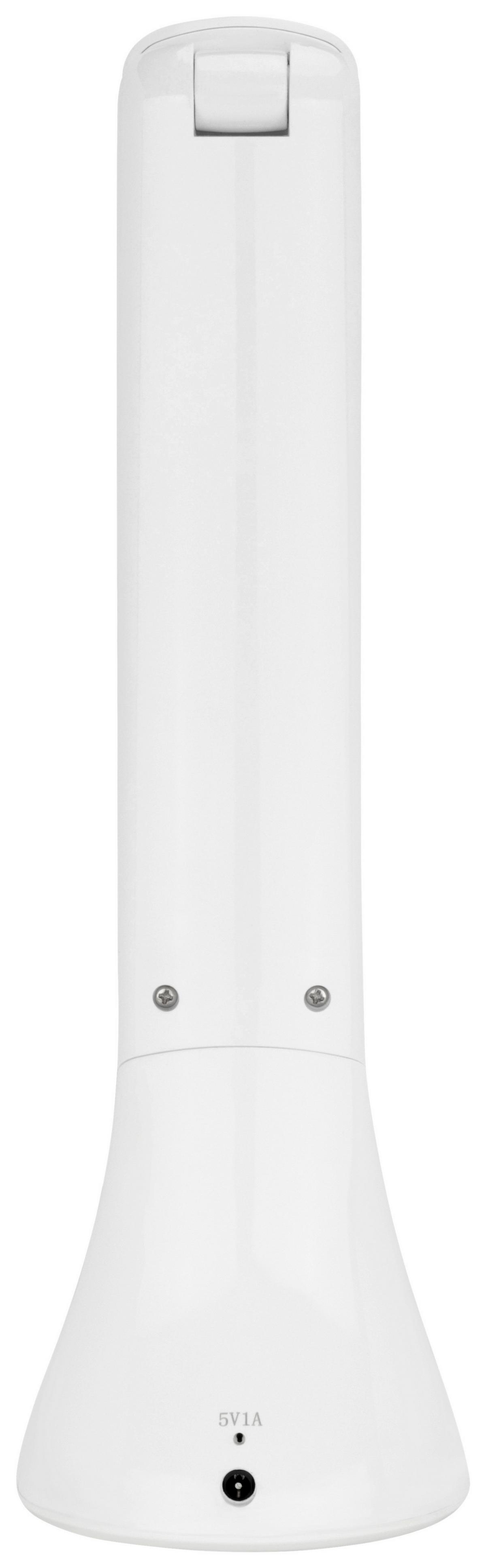 Led Íróasztali Lámpa Uff - fehér, Modern, műanyag (7,8/7,8/24,8cm) - Mömax