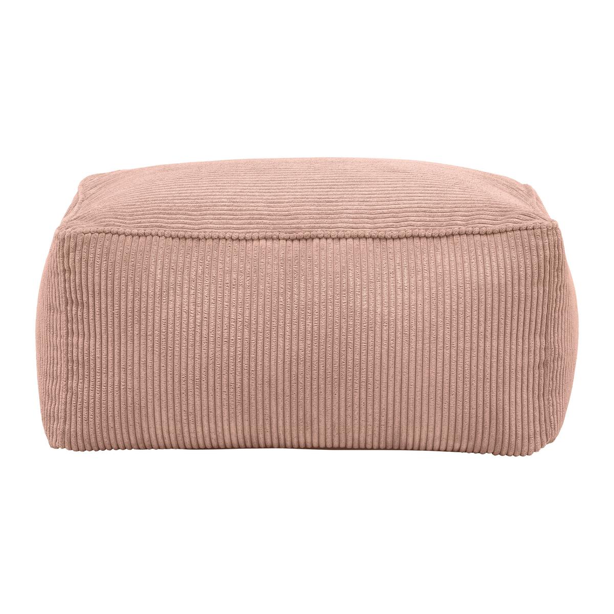 Hocker Caroline Rosa - Rosa, MODERN, Textil (80/38/50cm) - Mömax