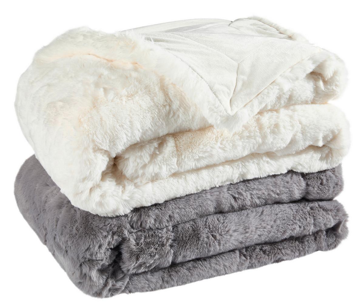 KOC FUTRZANY SECCO - biały, Basics, tkanina (150/200cm) - Dieter Knoll